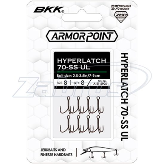 Малюнок BKK Hyperlatch 70-SS UL, 2, 6 шт