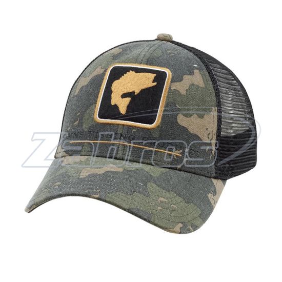 Фото Simms Bass Icon Trucker Hat, 12211, Сamo