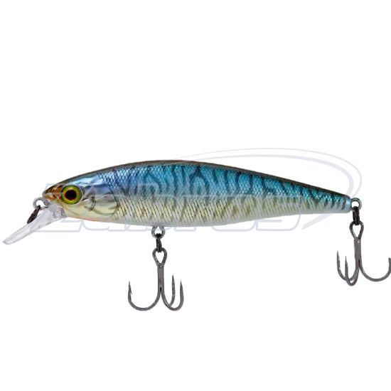 Фото Jackall Squad Minnow 80SP, 8,2 см, 9,7 г, 1,2 м, HL Bronze Blue Pike