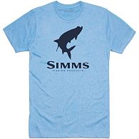 Футболка Simms Tarpon Logo T-Shirt, 13322-461-30, M, Light Blue Heather: купити, ціна, Київ, Україна | Zabros