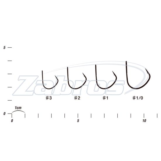 Фотография Decoy Worm16 Hunter Hook, 1/0, 9 шт, Black