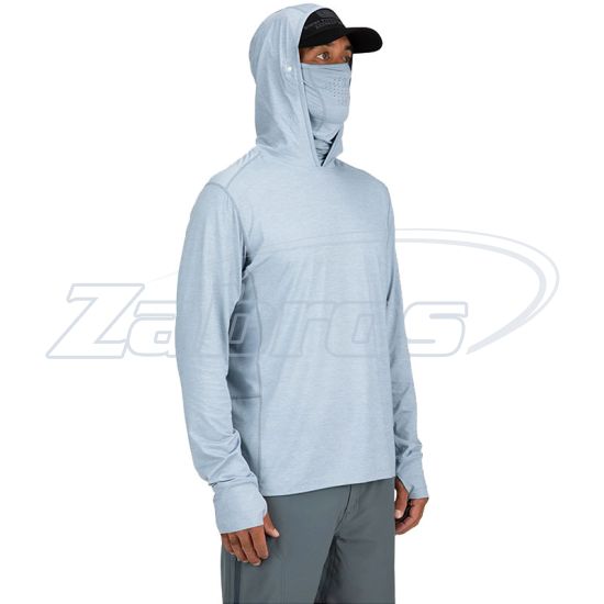 Купить Simms SolarFlex Guide Cooling Hoody, 13485-881-60, XXL, Steel Blue