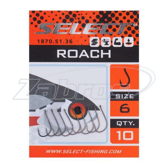Фотографія Select Roach, 14, 10 шт, Black