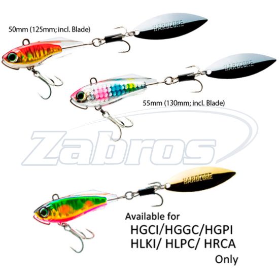 Фотографія Воблер Duel Hardcore Solid Spin, 5 см, 22 г, F1183-HKS