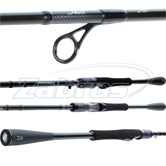 Малюнок Daiwa 25 Prorex AGS Spin, PXAGS692MFS-C-DS, 2,03 м, 5-25 г