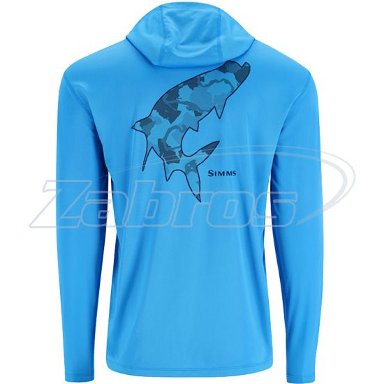 Фотография Simms Tech Hoody - Artist Series, 13521-1107-30, M, Seaport/Tarpon RC Nightfall