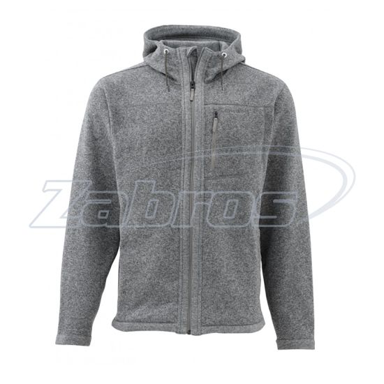 Фото Simms Rivershed Hoody Full Zip, 1126704020, S, Smoke