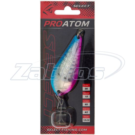 Фотографія Select ProAtom, 8 г, 5,4 см, 05 Фотографія Select ProAtom, 8 г, 5,4 см, 05
