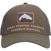 Кепка Simms Trout Icon Trucker Hat, 12226, Hickory, купити, ціни в Києві та Україні, інтернет-магазин | Zabros