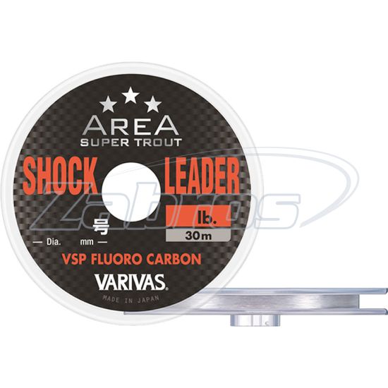 Фото Varivas Super Trout Area Shock Leader VSP Fluorocarbon , #0,5, 0,117 мм, 1,13 кг, 30 м