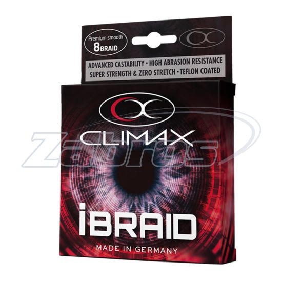 Фотография Climax iBraid, 9401-10135-008, 0,08 мм, 6 кг, 135 м, Fluo-Red