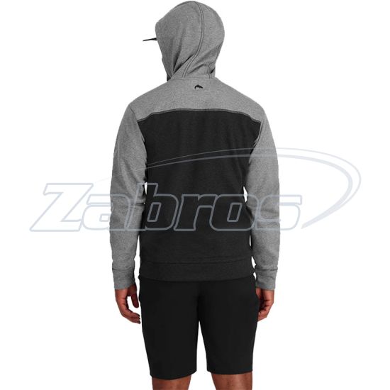 Картинка Simms CX Hoody, 13654-2006-30, M, Steel Heather/Black Heather