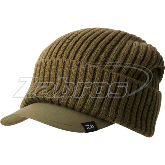 Фото Daiwa Knit Cap With Brim, DC-9324WE, Olive