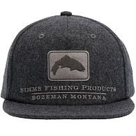 Кепка Simms Wool Trout Icon Cap, 13813, Graphite, купити, ціни в Києві та Україні, інтернет-магазин | Zabros