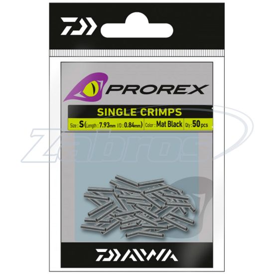 Фотографія Daiwa Prorex Single Crimps, 15408-201, 1,04 мм, 50 шт Фотографія Daiwa Prorex Single Crimps, 15408-201, 1,04 мм, 50 шт
