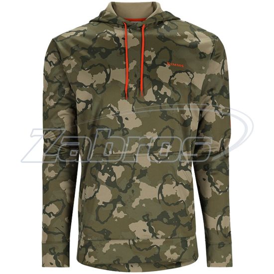 Фото Simms Challenger Hoody, 13280-1082-40, L, Regiment Camo Olive Drab