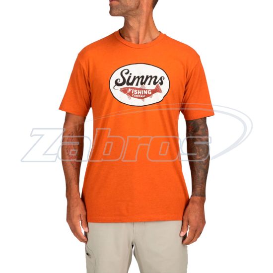 Фотографія Simms Trout Wander T-Shirt, 13324-799-40, L, Adobe Heather