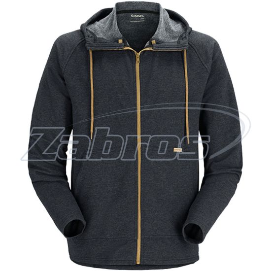 Фото Simms Vermilion Full-Zip Hoody, 13564-010-60, XXL, Black Heather