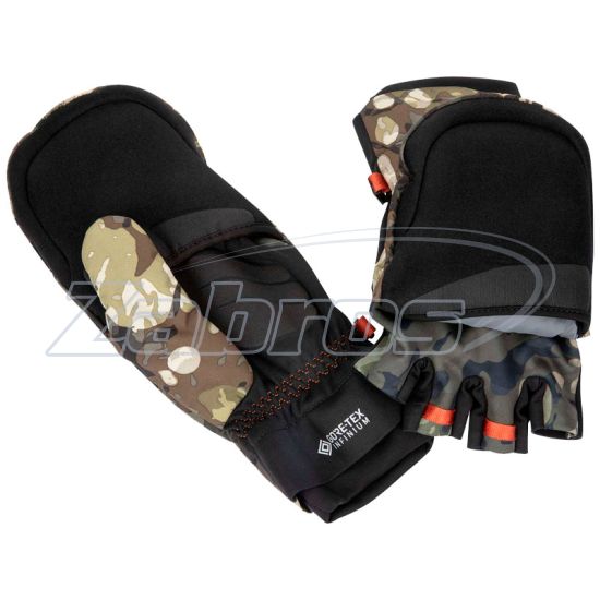 Фотографія Simms GORE-TEX ExStream Foldover Mitt, 13108-907-50, XL, Riparian Camo