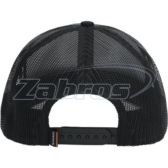 Малюнок Simms Double Haul Icon Trucker, 14032, Bass Black
