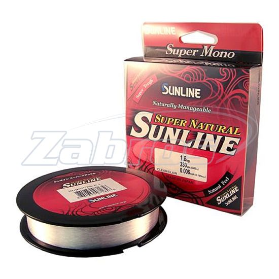 Малюнок Sunline Super Natural, 0,37 мм, 9 кг, 100 м, Gray