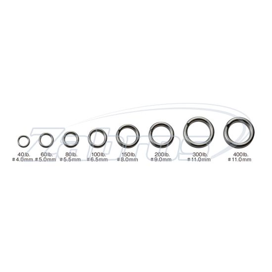 Фото Varivas Avani Ocean Works Power Ring, Ø 11,00 мм, 135 кг, 6 шт