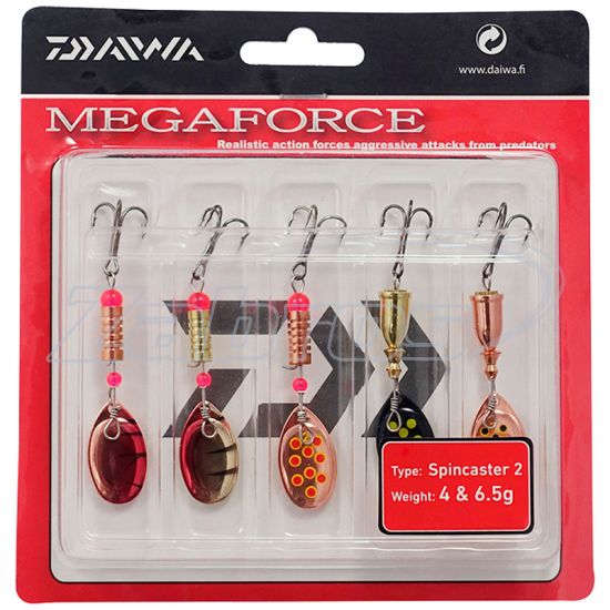 Фото Daiwa Megaforce Spinner Kit, #2, 4-6,5 г, 5 шт