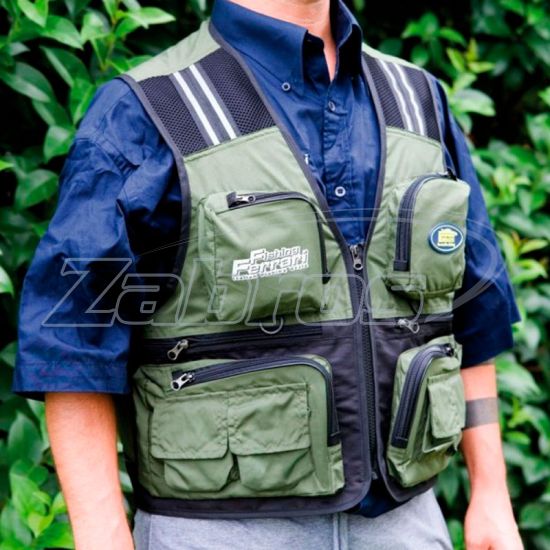 Фото Lineaeffe Green Fishing Vest, 9000012, XL