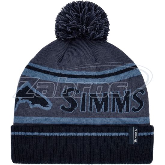 Фото Simms Tip-Up Pom Beanie, 13788, Huckleberry
