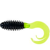 Силікон Big Bite Baits Ring Triple Tip Grub, 2,00", 5,08 см, 10 шт, Black/Chart Tail: купити, ціна, Київ, Україна | Zabros