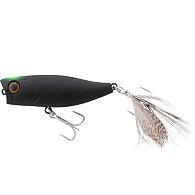 Воблер Jackall Chubby Popper 42F, 4,2 см, 3,3 г, Sight Mat Black, купить, цена, Киев, Украина | Zabros