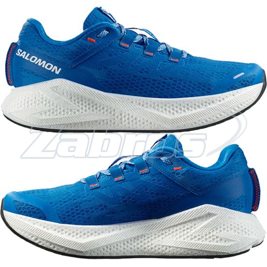 Фотографія Salomon Aero Glide 3, L47810500, 8, French Blue/White/Cherry Tomato
