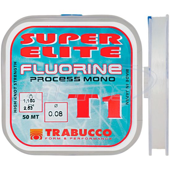 Фото Trabucco Super Elite T1 Fluorine, 0,08 мм, 1,15 кг, 50 м