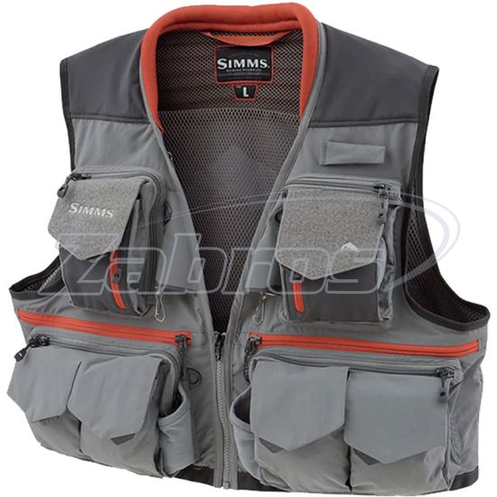 Фото Simms Guide Fishing Vest, 12152, XL, Steel