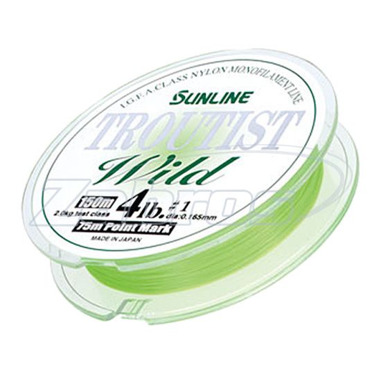 Фотография Sunline Troutist Wild, 0,13 мм, 1,25 кг, 150 м, Light Green