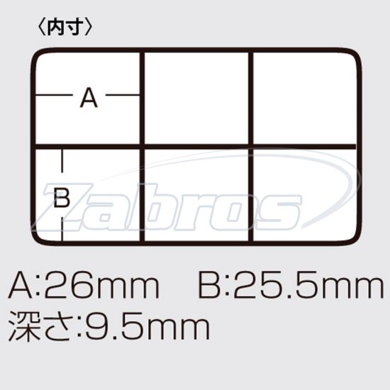 Малюнок Meiho Versus VS-420, 11,5x7,3x1,8 см