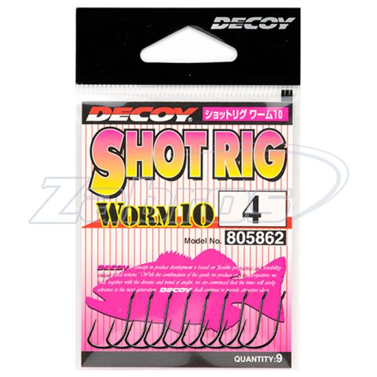Малюнок Decoy Worm10, Shot Rig, 3, 9 шт
