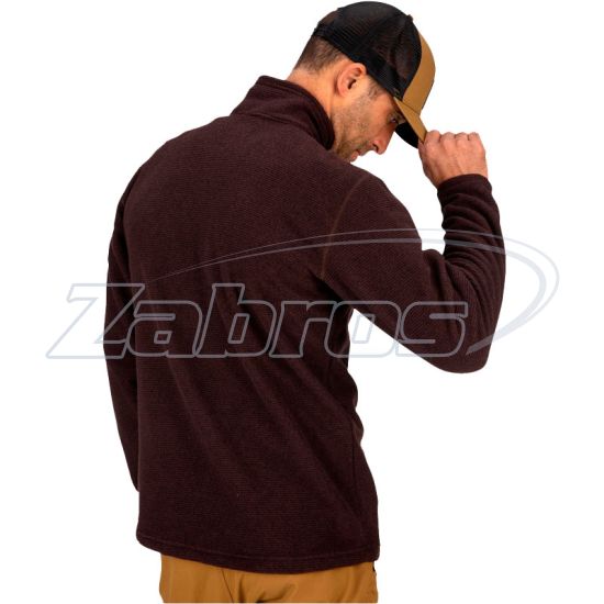 Купить Simms Rivershed Quarter Zip, 13070-901-20, S, Mahogany