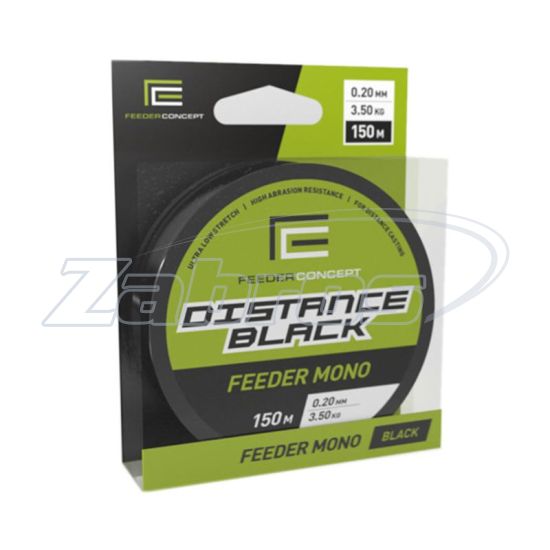 Фото Feeder Concept Distance, FC4001-027, 0,27 мм, 5,9 кг, 150 м, Black Фото Feeder Concept Distance, FC4001-027, 0,27 мм, 5,9 кг, 150 м, Black