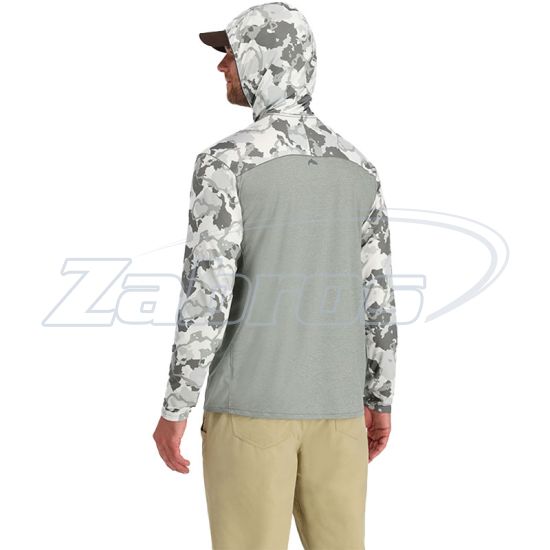 Цена Simms Bugstopper SolarFlex Hoody, 13682-2001-40, L, Cinder/Regiment Camo Cinder