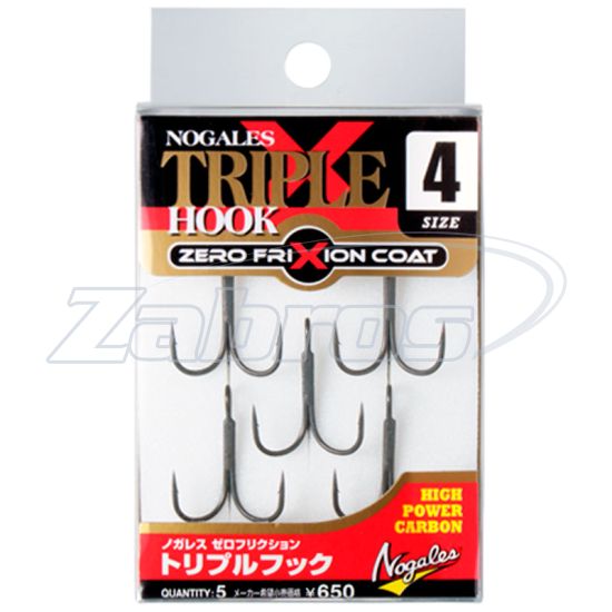 Фотография Varivas Zero Friction Triple Hook, 10, 6 шт