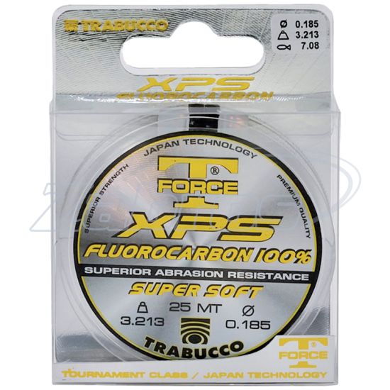 Фото Trabucco T-Force XPS Fluorocarbon 100% Super Soft, 053-59-180, 0,18 мм, 3,21 кг, 25 м Фото Trabucco T-Force XPS Fluorocarbon 100% Super Soft, 053-59-180, 0,18 мм, 3,21 кг, 25 м