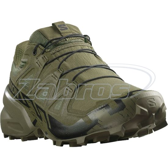 Фото Salomon Speedcross 6 Forces, L47161200, 8,5, Ranger Green/Black