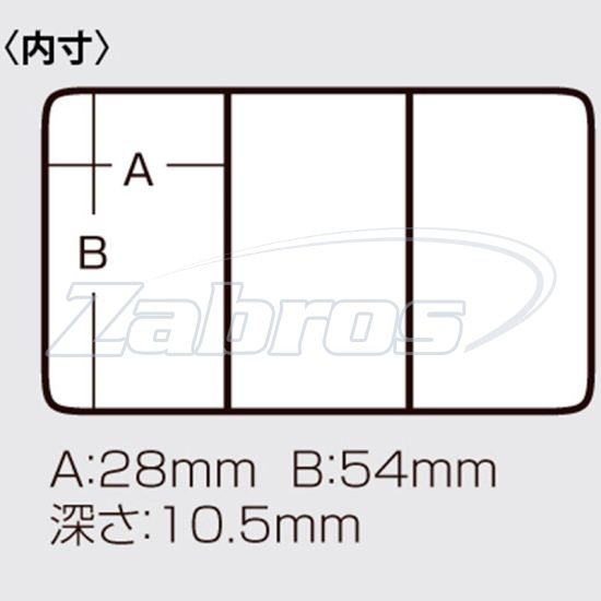 Картинка Meiho WP-3, 600965, 11,5x7,3x1,8 см