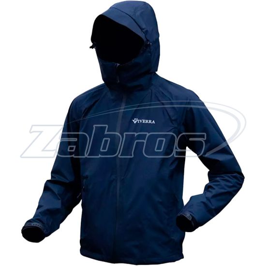 Малюнок Viverra 4Stretch Rain Suit, XL, Black Navy