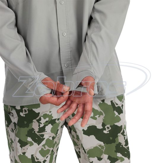Цена Simms Intruder BiComp Fishing Shirt, 14441-255-30, M, Cinder