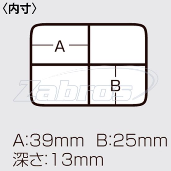 Малюнок Meiho FB-4, 9,5x6,8x1,8 см
