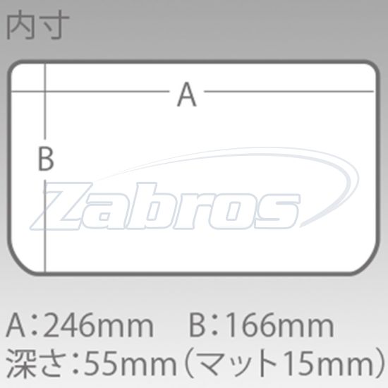 Картинка Meiho Slit Foam Case 3020NDDM, 25,5x19x6 см