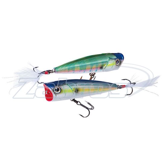 Фотография Воблер Yo-Zuri Sashimi Popper 75F, 7,5 см, 10 г,  м, R1064-CCPB
