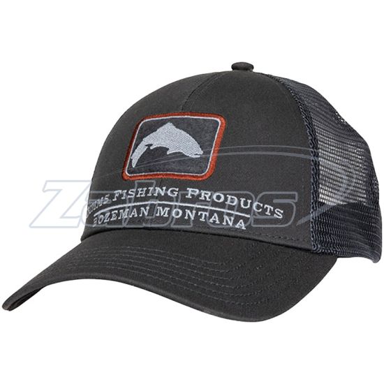 Фото Simms Trout Icon Trucker Hat, 12226, Carbon